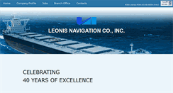 Desktop Screenshot of leonisnav.com.ph
